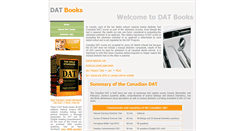 Desktop Screenshot of datbooks.ca